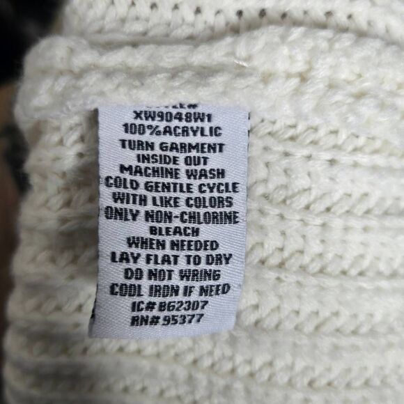 Sanctuary Knit Sweater Size Medium Stripe Sleeves Cozy Fall - Picture 5 of 5